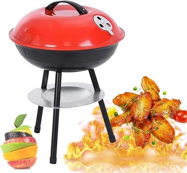 AUTO FAMILY Portable Folding Charcoal BBQ Barbeque Grill &ndash; bbq grill, bbq folding grill, portable bbq grill camping (AFI - Model 6)
