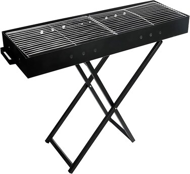AUTO FAMILY Portable Folding Charcoal BBQ Barbeque Grill &ndash; bbq grill, bbq folding grill, portable bbq grill camping (AFI - Model 0)