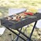 AUTO FAMILY Portable Folding Charcoal BBQ Barbeque Grill &ndash; bbq grill, bbq folding grill, portable bbq grill camping (AFI - Model 0)