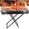 AUTO FAMILY Portable Folding Charcoal BBQ Barbeque Grill &ndash; bbq grill, bbq folding grill, portable bbq grill camping (AFI - Model 0)