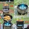 AUTO FAMILY Potabale Camping Stove with 5 Brass Burners &ndash; Portable High-Pressure Outdoor Cooker for Catering, Camping, and Industrial Use