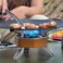 AUTO FAMILY Premium Portable Camping Gas Stove &ndash; High-Power Outdoor Burner with Folding Legs, Carry Case &amp; Adapter &ndash; Ideal for Hiking, Backpacking &amp; Emergency Use
