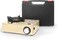 AUTO FAMILY Portable Camping Gas Stove with Carrying Case Beige &ndash; Single Burner Outdoor Camping Stove for Hiking, Tailgating, Emergency &amp; Travel Cooking (Beige)