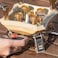 AUTO FAMILY Foldable Camping Gas Stove &ndash; Lightweight Outdoor Butane/Propane Burner for Hiking, Backpacking &amp; Emergency Cooking