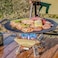AUTO FAMILY Foldable Camping Gas Stove &ndash; Lightweight Outdoor Butane/Propane Burner for Hiking, Backpacking &amp; Emergency Cooking
