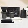 AUTO FAMILY Premium Portable Pour-Over Coffee Maker Set &ndash; Complete Travel Brewing Kit for Coffee Enthusiasts (5 Pcs Set)