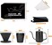 AUTO FAMILY Premium Portable Pour-Over Coffee Maker Set &ndash; Complete Travel Brewing Kit for Coffee Enthusiasts (5 Pcs Set)