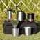 AUTO FAMILY Premium Portable Pour-Over Coffee Maker Set &ndash; Complete Travel Brewing Kit for Coffee Enthusiasts (8 Pcs Set)
