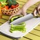 AUTO FAMILY Premium 12-Piece Portable Kitchen Utensil Set with Cutting Board, Knives &amp; Travel Bag