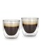 2pc Double Wall Glasses 100 ml Borosilicate Glass
