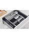 DESALOV Silverware Organizer for Kitchen Drawers, Expandable Utensil Tray with Removable Knife Block, Adjustable Cutlery and Flatware Holder, Plastic Spoon Forks Holder Storage Divider, Large, A