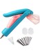 MISTHO Pastry DIY Cake Decorating Pen Icing Piping Tips Nozzles Bag Sugar Craft Fondant Cake Deco Tool Kit Stainless Steel Piping/Dispenser Nozzles Pen Set