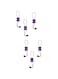 Sweet seven Dog Tourniquets - 6-Pack Professional Pet Quick Release First Aid Supplies for Cats and Dogs (Purple)