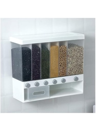 Dubai Gallery Bean Storage Tank Wall-Mounted Storage Box Clear 40X16X34Cm
