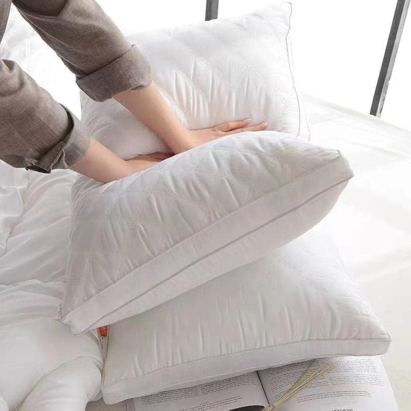 Feather Pillows Pillow Price In Amazon Goose Down Feather Pillow