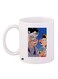 Pinocchio Printed Coffee Mug White/Beige/Blue