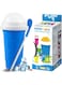 AGA ZONE Slushie Maker Cup &ndash; Magic Quick Frozen Smoothies Cup, Double Layer Squeeze Cup for Homemade Milk Shakes &amp; Ice Cream, DIY Cooling Cup for Family Fun