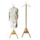 Foxes FB12 Mabkhara Libas, Vertical Cloth Incense Burner Stand, Garment Steamer Stand - Golden