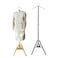 Foxes FB12 Mabkhara Libas, Vertical Cloth Incense Burner Stand, Garment Steamer Stand - Silver