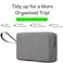 Foxes F20 Bag Compact &amp; Portable Water Resistant Travel Bag - Grey