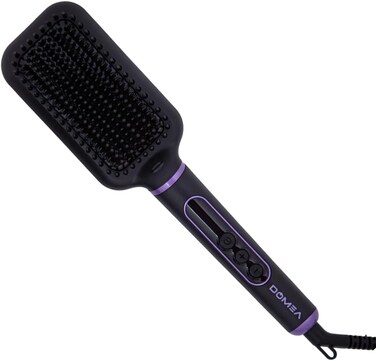 DOMEA Electric Hair Straightener Comb, PTC Heating Element, LED Display, Temperature Control Upto 130-210&deg;C, 30 Sec Fast Heating, 360&deg; Swivel Cable, For Quick Stylish Hair