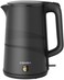 DOMEA Electric Kettle, 1.7 L, 1500W Cordless Jug, 360&deg; Rotational Base, LED Illumination, Auto Cut-Off, Cool Touch Exterior, Overheat Protection, Stainless Steel Body, Ideal for Home &amp; Office, Black