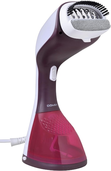 DOMEA Handheld Garment Steamer, 1400W Portable Steamer for Clothes, Fast Heat-Up With 20g/min Steam Output, 220ML Detachable Water Tank, Lightweight Travel Steamer for Fabrics, Curtains &amp; Upholstery