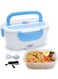 Lunch Box 2 in 1, Portable Food Warmer Heating,Food-Grade Container, 12V 110V 40W Adapter, Car Truck Home Work Use, Spoon and 2 Compartments Included