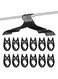 24 Pcs Travel Hangers - Cruise Ship Essentials Portable Folding Clothes Hangers Travel Accessories Foldable Clothes Drying Rack for Trave