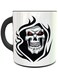 imPRESS Color Changing Heat Sensitive Coffee Mug with Grim Reaper Skull Design