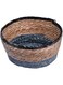 YATAI Handmade Storage Container, Bins Basket, Woven Liner with Insert Handles Ideal for Home and Bathroom Organization Arts Crafts (L)