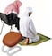 Muslim Prayer Support Chair for Salah with Soft Cushioned Seat
Knee &amp; Back Support, For Elderly, Home &amp; Mosque Use, Sujood &amp; Tashahhud, Lightweight &amp; Portable