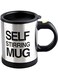 Stiring Mugs Stainless Steel Coffee Mug Electric Automatic Mixing Cups For Stir Coffee Black 350ml