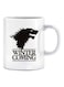 Print Winter Is Coming Printed Coffee Mug White/Black