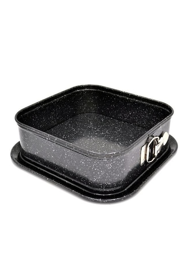 Granite 9" Square Springform Pan   Rectangular Roaster Pan Carbon Steel, Oven Safe   Premium Non-Stick Coating pan