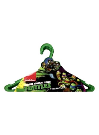 6-Piece Mutant Ninja Turtles Kids Hanger Green 18x13centimeter