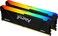 Kingston FURY Beast RGB 64GB 3200MT/s DDR4 CL16 DIMM (Kit of 2) Computer Memory KF432C16BB2AK2/64