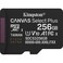 Kingston 256GB Canvas Select Plus UHS-I microSDXC Memory Card with SD Adapter (International Version)