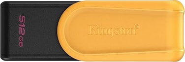 Kingston DataTraveler Exodia S USB Stick - 512GB - USB 3.2 Gen 1 - USB Type A - Black/Yellow - DTXS/512GB