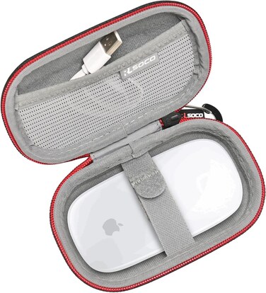 RLSOCO Hard Case for Apple Magic Mouse 1/2 / 3 &amp; for Microsoft Modern/Surface Mobile Mouse   Travel Case Compact Design with YKK Zipper &amp; Scratch Protection