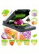 NEW 12-in-1 Vegetable Chopper, Pro Food Chopper, Multifunctional Onion &amp; Veggie Chopper with Container, Slicer Dicer Cutter, Mandoline Slicer for Salad &amp; Garlic Prep