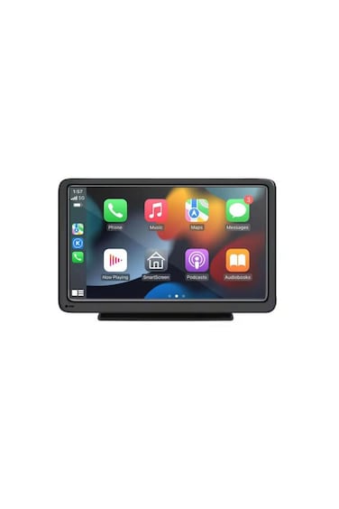 7" Car Display with Wireless CarPlay &amp; Android Auto, Navigation, Screen Mirroring, Touchscreen