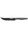 BergHOFF Eclipse Non-Stick Coated Tomato Knife with Soft-Grip Handle, 12cm, Stainless Steel, Black,