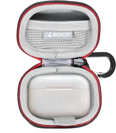 RLSOCO Hard Case for Apple AirPods Pro 3 Wireless Earbuds   Travel Case Shockproof, Dustproof, Water-Resistant Storage Pouch with Carabiner (Case Only)