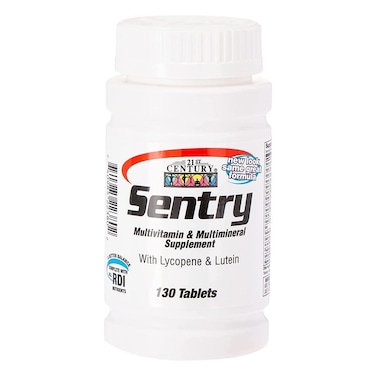 21st Century Sentry Multivitamin &amp; Multimineral Tablets For Overall Wellness, Pack of 130's