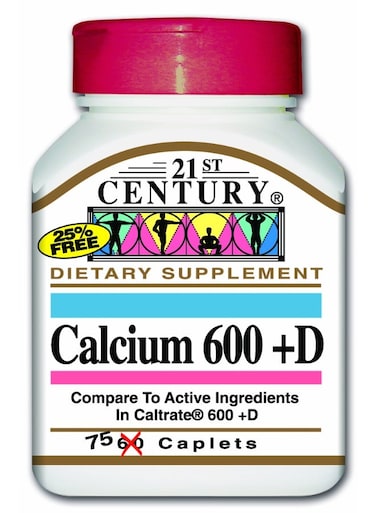 21st Century Cal Mag Zinc + D3 75 Tablets   Bone, Muscle &amp; Immune Support with Calcium, Magnesium, Zinc Vitamin D3   Gluten-free, No Added Yeast or Artificial Flavours  25 Servings
