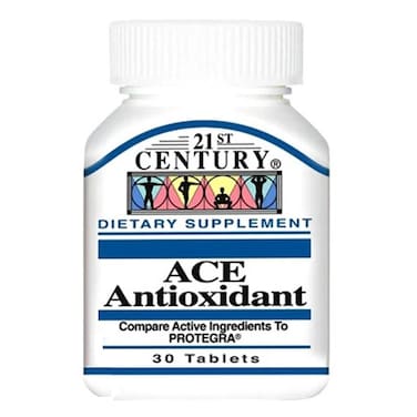 21st Century Antioxidant Vitamin A C E Tablets, Pack of 30&#39;s