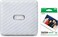 Fujifilm Instax Link Wide Smartphone Printer &amp; Instant Film Bundle - Ash White (International Version)