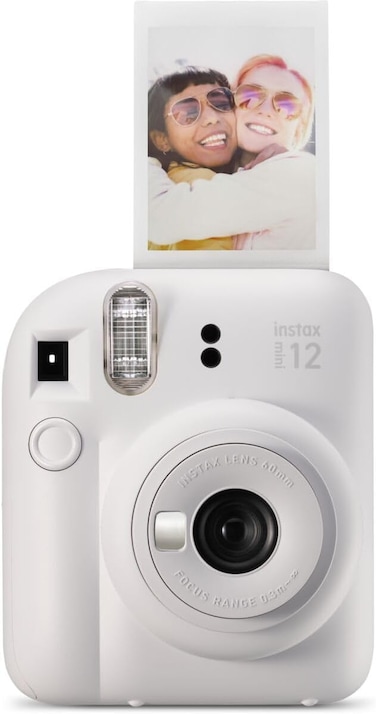 Fujifilm Instax Mini 12 Instant Film Camera - Clay White (International Version)