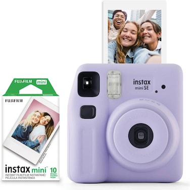 Fujifilm instax Mini SE Instant Camera (Bundle) - Purple (International Version)